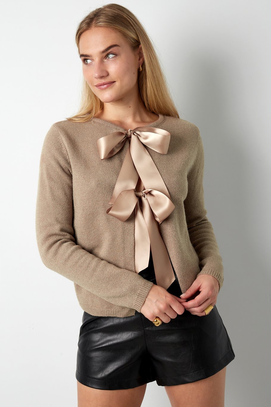 Ribbon Romance Strickjacke - weiß h5Bild7